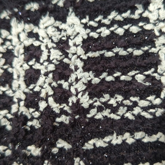 ing Women's Lined Metallic Thread Plaid Cropped Jacket w/Front Zipper Size Large - Picture 13 of 13